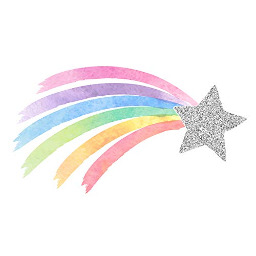Vinilo Decorativo Unicornio Arcoiris 32x18 pulgadas miniatura 4