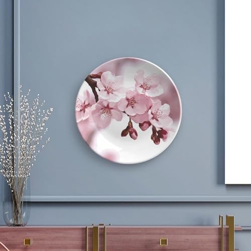 Plato decorativo Cherry Blossom de cerámica 7 pulg miniatura 5