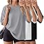 Black, White, Light Gray