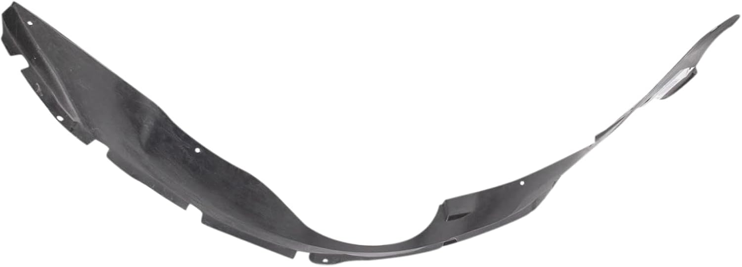 TRQ Front Left Inner Fender Liner Black Drivers Side