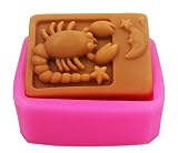 Longzang Constellation Mould Art Silicone Soap Craft DIY Handmade Candle Molds (Scorpio)