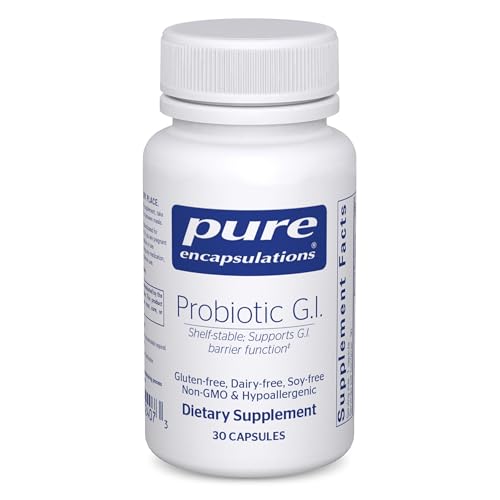 Pure Encapsulations Probiotic G.I. - Shelf Stable Probiotic for Intestinal Health & Gastrointestinal Support* - with Lactobacillus & Bifidobacterium - 30 Capsules
