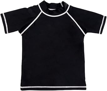 VINICUNCA Boys Rash Guard Toddler UPF 50+ Rashguard Short Sleeve Sun Protective Swim Shirt