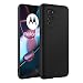 Produktbild Verco Kompatibel mit Motorola Moto G22 Hülle, Matte Rückschale Schutzhülle für Motorola G22 Case Silikon Handyhülle - Schwarz