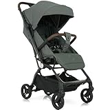 my junior® Buggy PICO² | bis 22kg | Einhand AutoFold-Klappmechanismus | Ergonomische Liegeposition nach IGR e.V. | großes Sonnenverdeck UV50+ | Handgepäckmaß | 2 Belüftungsfenster - Sage Green