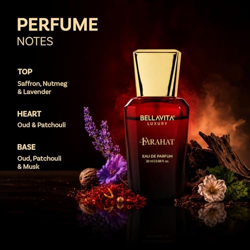 Image of BELLAVITA Luxury Arabic Gift Set | Dubai Crafted | Perfume for Man | Gift For Man | 3 x 20ml | | Long Lasting EDP | 25% Oil Concentration | Oud, Saffron, Patchouli | Premium Long Lasting Perfume
