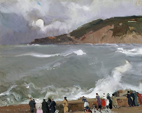 Toile Sorolla Breakwater San 50x70 cm pour habiller un mur blanc vide