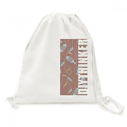 Toile Drawstring Backpack Voyage pour vos randonnées et sorties plage