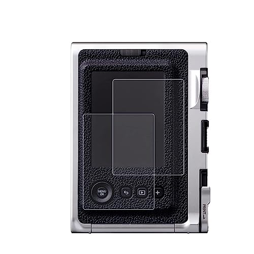 eWINNER 2 Pack Camera Screen Protector Compatible with Instax Mini Evo & X-PRO1 Camera/Ultra-Thin Anti-Fingerprint Anti-Scratch 9H Hardness 2.5D Rounded Edges Tempered Glass Protector