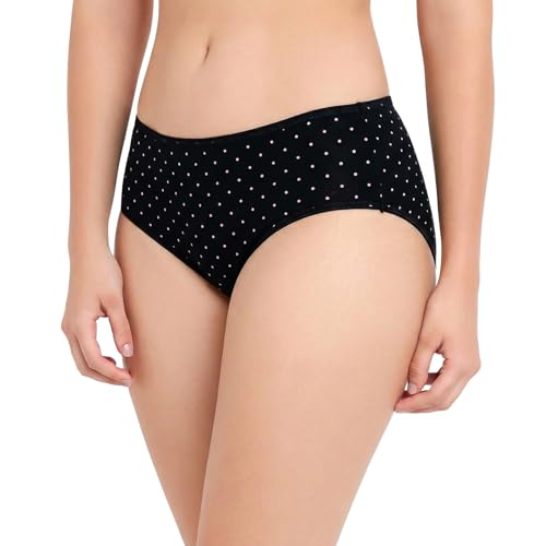 Image of juliet Cotton Hipster Premium Panties Set of 5 Full Coverage Stretchable Fabric
