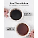 K Cup Coffee Maker With Bold Setting, Single Serve Hot & Iced Coffee Maker for K-Cup and Grounds, 52oz Removable Reservoir, 6 to14oz Brew Sizes, Pod Coffee Machine With Reusable Filter, Gray - Image 3