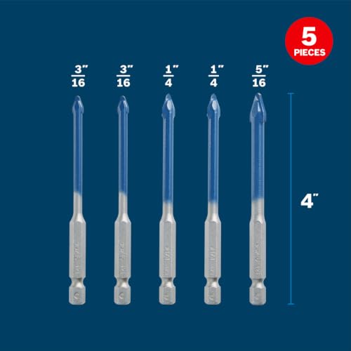 Bosch PTBX05 Porcelain Tile Drill Bit Set