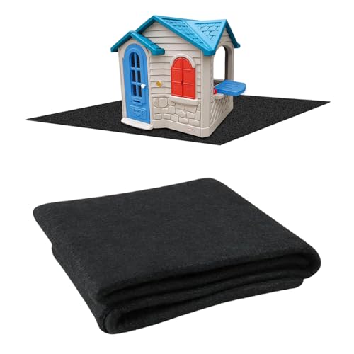 Outdoor Playhouse Mat, Jaxbo 59'' x 59'' Waterproof Outdoor...