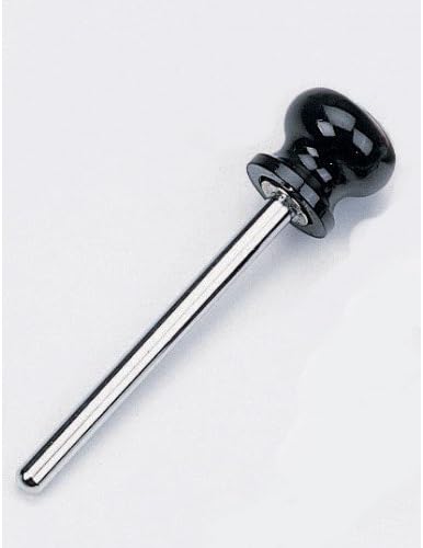 (Pack of 4) Magnetic Pin with Round Deluxe Black Knob - Locking Space - 3-1/4” - Universal Weight Stack Replacement SELECTOR KEY - 3/8" Diameter | DETENT Hitch Locking PINS (Locking Space 3 1/4")