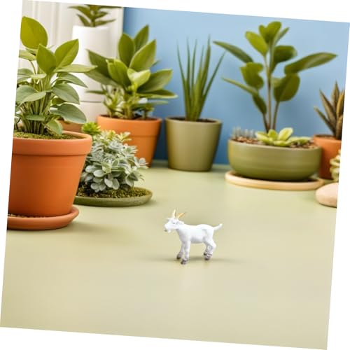 Figuritas de cabra simuladas pequeñas para decoración miniatura 7
