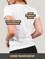 Basic Treasure 3er-Pack Damen-T-Shirts, Kurzarm, 100% Baum – Ansicht 4