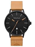 Wasserdicht bis 5 Bar Timberland Herren Analog Quarz Uhr mit Leder Armband TBL15637JYB.02