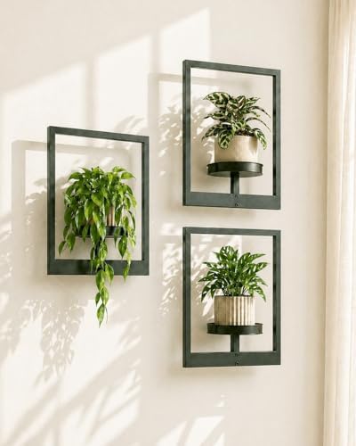 Bamworld Hanging Planters for Indoor Plants Wall Decor Living Roo...