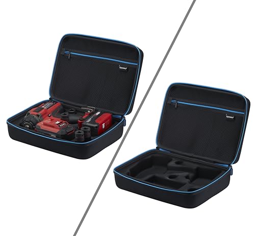 Supremery Torba kompatybilna z Einhell IMPAXXO 18/450 18/400 akumulatorowy klucz udarowy walizka Hardcase akcesoria kompaktowa torba do przenoszenia