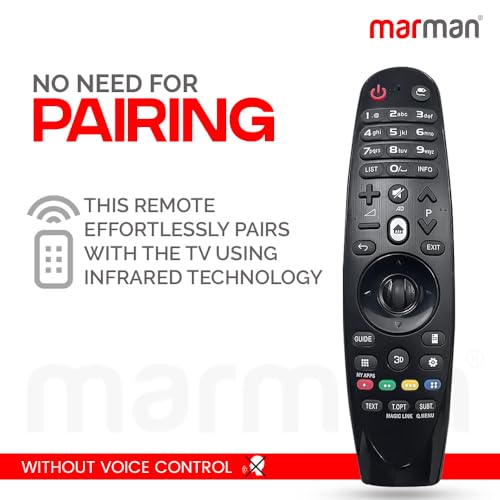 Image of marman Compatible with LG Tv Remote Control Original Model AN-MR600 AN-MR650 AKB74495301 AKB74855401 Suitable for Smart 4K LED OLED Television Non Voice Command - Not Support Mouse or Scroll Feature