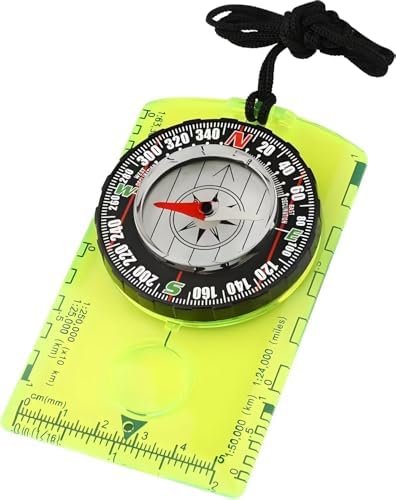 Outdoor Navigation Compass for Hiking Camping Backpack, Durable a...