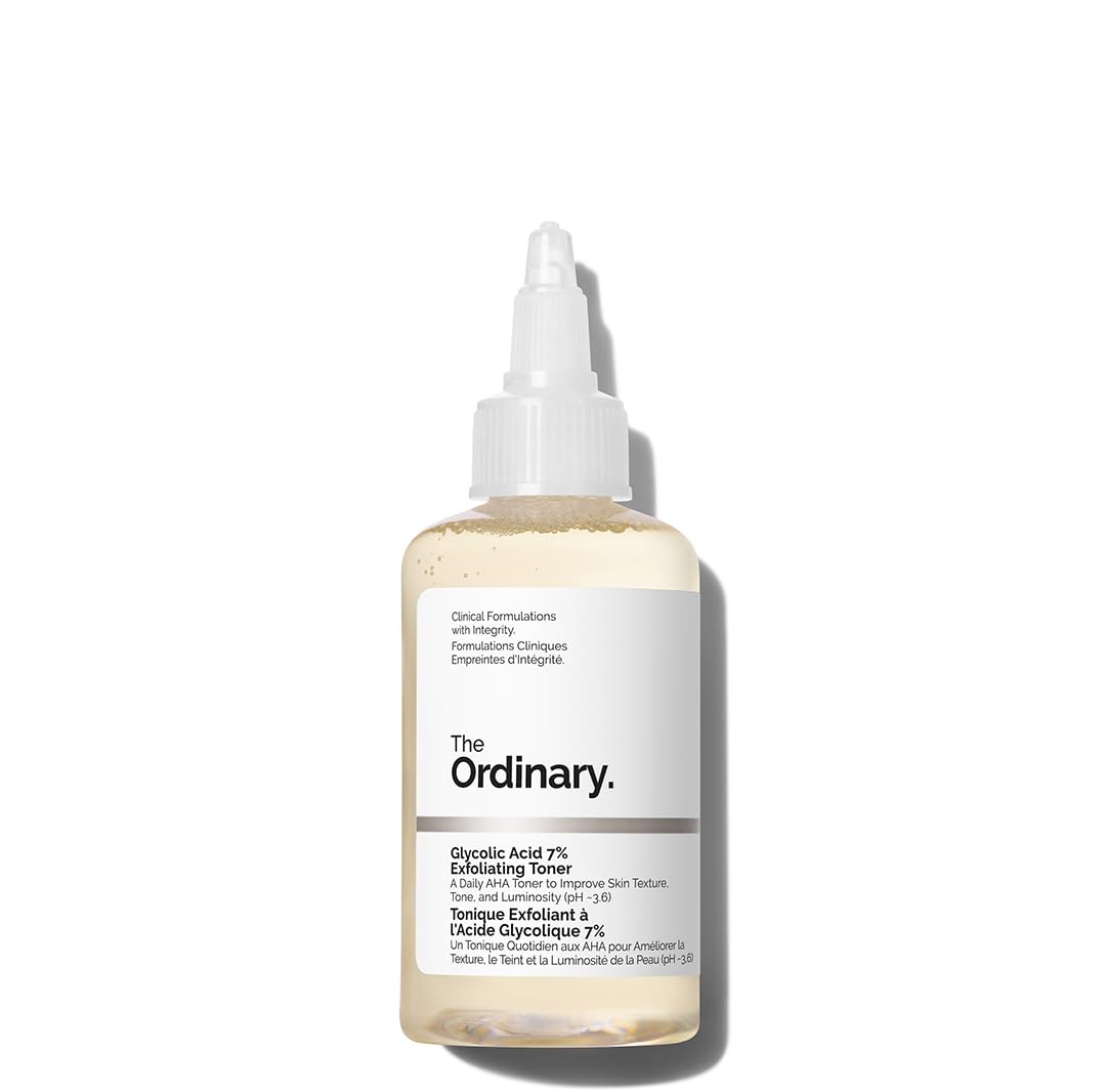 The Ordinary Glycolic Acid 7% Exfoliating Toner, Brightening...