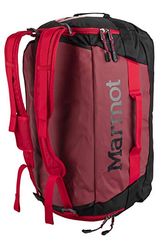 Marmot Long Hauler Medium Travel Duffel Bag, 3050ci (50 Liter), Brick/Black