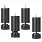 Metal Furniture Legs m10 - Adjustable Bed Replacement Legs, 4 Pcs Table Feet, for Bed, Cabinets, Cha