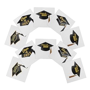 OSALADI 24 Stück Aufkleber Class of 2025
