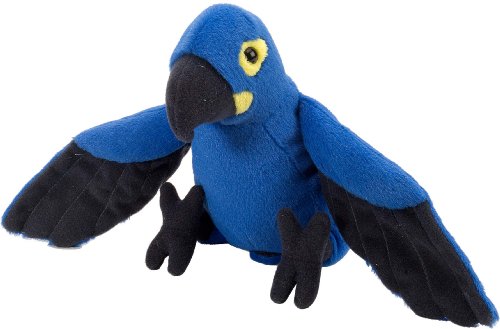 Wild Republic Hyacinth Macaw Plush, Stuffed Animal, Plush Toy, Gifts for Kids, Cuddlekins 8 Inches,Multi by WILD REPUBLIC - Used condition - US$9.58