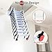 Wall Mounted Attic Ladder, Retractable Loft Stairs with 2 Handrails, Folding Attic Staircase with Pull Down System, Extra Wider Attic Stairs for Indoor, Storehouse, Basement, Garage (10 Steps)