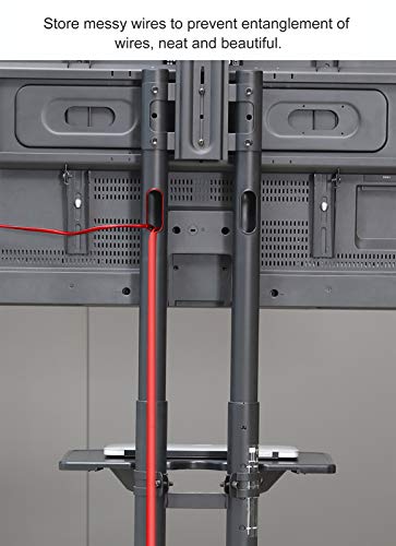 Soporte de TV móvil para 32"-65" con ruedas y estante miniatura 6