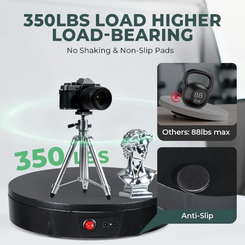 Platine tournante 360° avec télécommande 3m