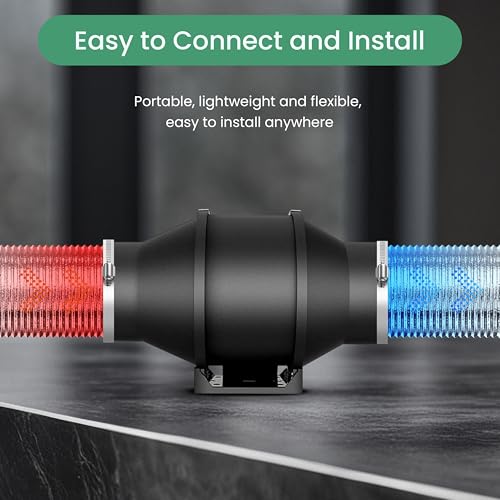 InfiniPower Flexible 8-Inch Aluminum Ducting, Dryer Vent Hose, Heavy-Duty Three-Layer Protection, 25-Feet Long for Heating Cooling Ventilation and Exhaust, Silver by InfiniPower - Image 5