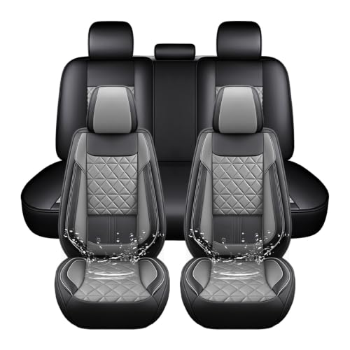Couvre-siège Ford Kuga imperméable en cuir avec soutien lombaire intégré pour 5 places