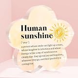 Appreciation Gifts for Women, Appreciation Gifts for Teacher Friends Coworker Doctor Nurse Inspirational Quotes Gift for Mom Aunt Sister Daughter Human Sunshine Home Office Desk Decor Signs Plaques