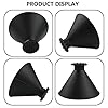 4 Pcs Ice Scrapers for Car Windshield, Magical Ice Snow Scrapers,Multifunctional Funnel Ice Scrapers for Car Windshield