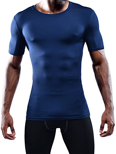 Image of NELEUS Men's 3 Pack Athletic Compression Base Layer Sport Shirt