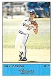 1984 Jarvis Press Texas Rangers #NNO Jim Anderson Texas Rangers Official Baseball Trading Card in Raw (EX-MT or Better) Condition