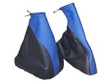 corsa b schaltknauf wechseln Box Enthält: 1 x Schaltsack/1 x Handbremsmanschette/Material: 100% hochwertiges, echtes italienisches Leder