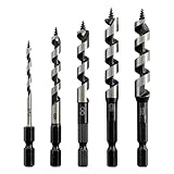 iHelp 六角軸 木材用ドリル 5本セット アソート IH-750 充電式インパクト φ3 φ6 φ8 φ9 φ10