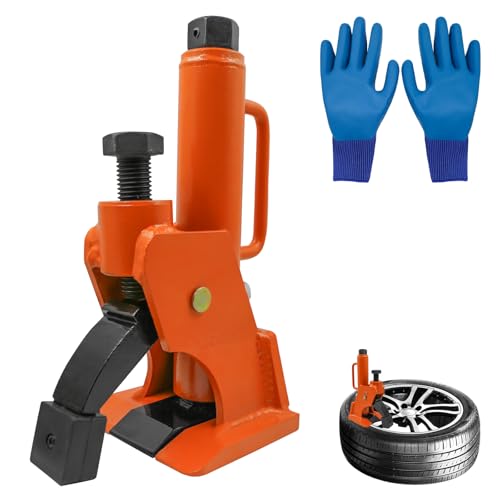 RTNSHUC Manual Tire Bead Breaker, Suitable for 38"-42" Tire Changer with Rubber Pad and Gloves, Rim-Safe Alloy Hub Protection, Easy Bead Removal for ATV UTV Tractor Truck Car RV Bus Golf Cart