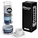 Produktbild MIAMIO  6 x 75 ml Espresso Tassen/Espressotassen Set mit Ständer Steingut Keramik - Palmanova Kollektion (Ocean)