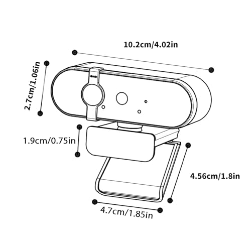 Webcam autofocus vidéo haute résolution Bottone W66 et micro intégré