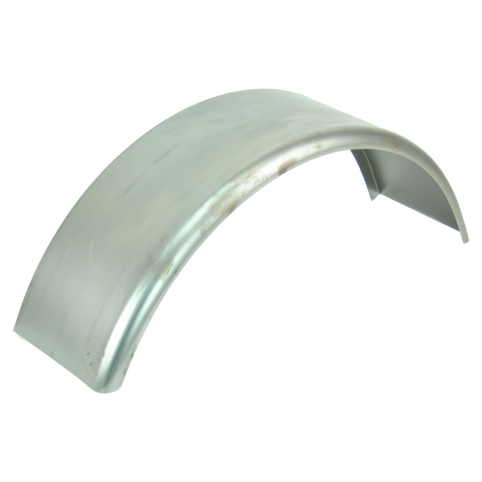 (2) Smooth Steel 16 Gauge Round Single Axle Trailer Fenders 8