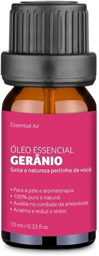 Óleo Essencial de Gerânio Relaxar 10ml Multilaser Saúde - HC125