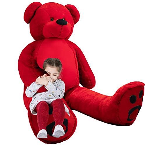 VERCART Riesen Teddy XXL Teddybär Groß Kuscheltier Schmusetier Plüschteddy Stofftier für Kinder, Frau & Mama, Geschenk… – Bild 3