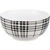 Primitives by Kathy Black Plaid Stoneware Bowl