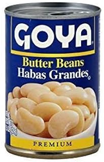 Goya Butter Beans Habas Grandes Prime Premium 15.5 Oz. Pack Of 6.