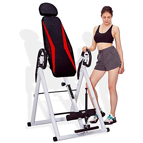 HAIPHAIK Heavy Duty Inversion Tabl - Adjustable Inversion Therapy Table,Back Stretcher Machine for Pain Relief Therapy